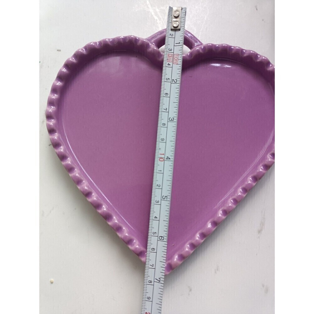 Williams Sonoma Ceramic Heart Shaped Dishes And Cup Set Of 12 Rainbow Colors - Picture 14 of 16